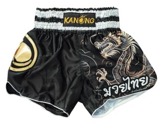 Kanong Kickboxing Shorts : KNS-505-Black