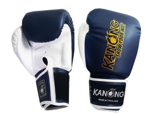Kanong Boxing Gloves : Navy and White
