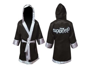  Personalized Boxing Gown : Black