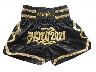 Kanong Kickboxing  Shorts : KNS-121-Black