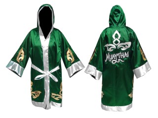 Kanong Custom Green Boxing Robe outfit : KNFIR-143-Green