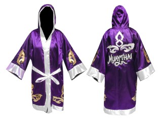 Kanong Custom Boxing Robe outfit : KNFIR-143-Purple