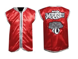 Custom Boxing Ring Jacket : Red Elephant
