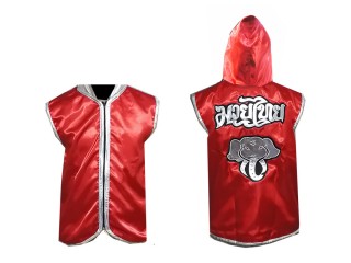 Custom Boxing walkout jacket : Red Elephant