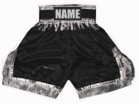 Personalised Boxing Pants : KNBSH-018-Black